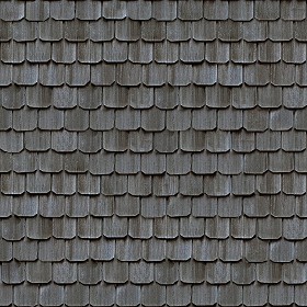 Textures   -   ARCHITECTURE   -   ROOFINGS   -  Shingles wood - Wood shingle roof texture seamless 03808
