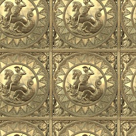 Textures   -   MATERIALS   -   METALS   -   Panels  - Brass metal panel texture seamless 10422 (seamless)