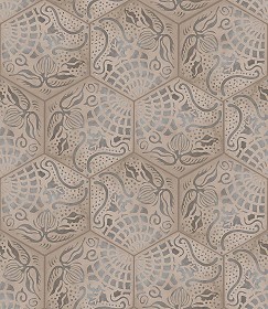Textures   -   ARCHITECTURE   -   TILES INTERIOR   -  Hexagonal mixed - Concrete hexagonal tile texture seamless 20289