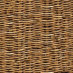 Textures   -   NATURE ELEMENTS   -  RATTAN &amp; WICKER - Old rattan texture seamless 12502
