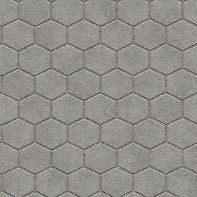 Textures   -   ARCHITECTURE   -   PAVING OUTDOOR   -  Hexagonal - Stone paving outdoor hexagonal texture seamless 06013