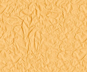 Textures   -   MATERIALS   -   PAPER  - Yellow crumpled paper texture seamless 10853 (seamless)