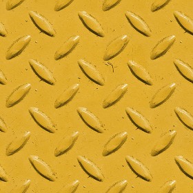 Textures   -   MATERIALS   -   METALS   -  Plates - Yellow painted metal plate texture seamless 10604