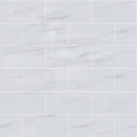 Textures   -   ARCHITECTURE   -   TILES INTERIOR   -   Marble tiles   -   White  - Carrara colubraia marble floor tile texture seamless 14834 (seamless)