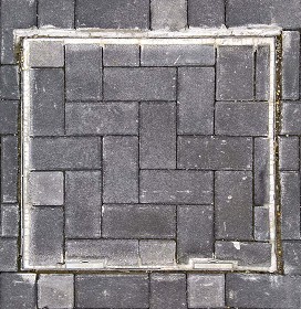 Textures   -   ARCHITECTURE   -   ROADS   -  Street elements - Concrete manhole cover texture 19721