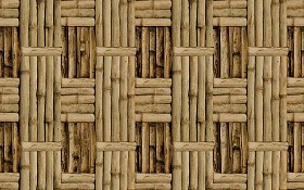 Textures   -   NATURE ELEMENTS   -  BAMBOO - Old bamboo fence texture seamless 12298