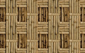 Textures   -   NATURE ELEMENTS   -   BAMBOO  - Old bamboo fence texture seamless 12298 (seamless)