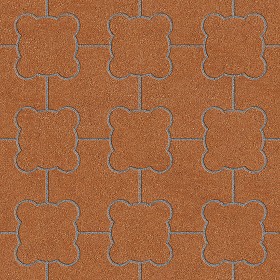 Textures   -   ARCHITECTURE   -   PAVING OUTDOOR   -   Terracotta   -  Blocks mixed - Paving cotto mixed size texture seamless 06599
