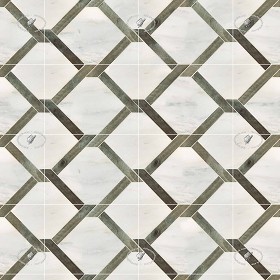 Textures   -   ARCHITECTURE   -   TILES INTERIOR   -   Marble tiles   -   Marble geometric patterns  - White floor marble and wood texture seamless 21145 (seamless)