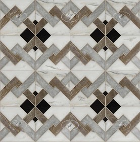 Textures   -   ARCHITECTURE   -   TILES INTERIOR   -   Marble tiles   -  Marble geometric patterns - American white marble tile with raw wood texture seamless 21146