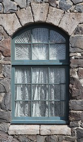 Textures   -   ARCHITECTURE   -   BUILDINGS   -   Windows   -   mixed windows  - Arched stone window texture 01066