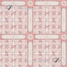 Textures   -   ARCHITECTURE   -   TILES INTERIOR   -   Ornate tiles   -  Geometric patterns - Ceramic floor tile geometric patterns texture seamless 18892