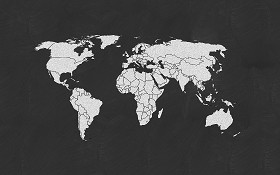 Textures   -   ARCHITECTURE   -   DECORATIVE PANELS   -   World maps   -   Chalkboard maps  - Chalkboard interior decorative world map 03123