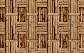 Textures   -   NATURE ELEMENTS   -  BAMBOO - Old bamboo fence texture seamless 12299