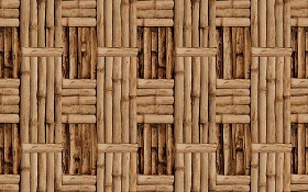 Textures   -   NATURE ELEMENTS   -   BAMBOO  - Old bamboo fence texture seamless 12299 (seamless)