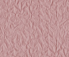 Textures   -   MATERIALS   -  PAPER - Pink crumpled paper texture seamless 10855