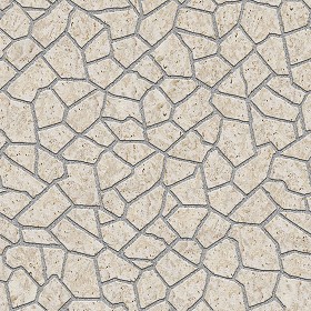Textures   -   ARCHITECTURE   -   PAVING OUTDOOR   -  Flagstone - Roman travertine paving flagstone texture seamless 05898