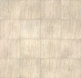 Textures   -   ARCHITECTURE   -   TILES INTERIOR   -   Marble tiles   -   Travertine  - Travertine floor tile cm 120x120 texture seamless 14693 (seamless)