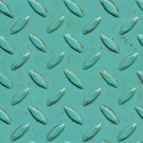 Textures   -   MATERIALS   -   METALS   -  Plates - Turquoise painted metal plate texture seamless 10606
