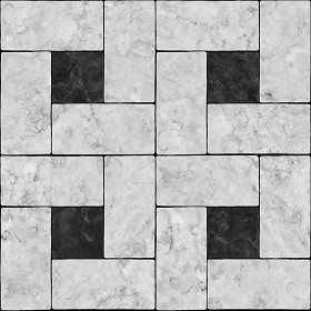 Textures   -   ARCHITECTURE   -   TILES INTERIOR   -   Marble tiles   -  Black - Black and white marble tile texture seamless 14145
