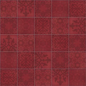 Textures   -   ARCHITECTURE   -   TILES INTERIOR   -   Ornate tiles   -   Patchwork  - Patchwork tile texture seamless 16622 (seamless)