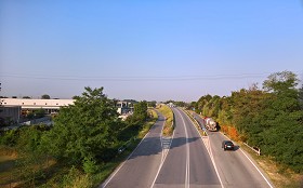 Textures   -   BACKGROUNDS &amp; LANDSCAPES   -  ROADS &amp; PARKINGS - Provincial road landscape texture 17586