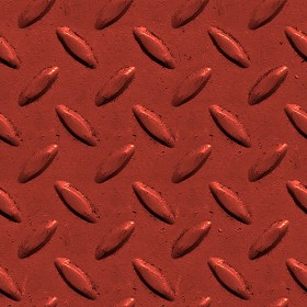 Textures   -   MATERIALS   -   METALS   -  Plates - Red painted metal plate texture seamless 10607