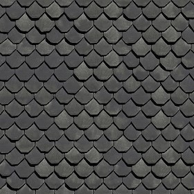 Textures   -   ARCHITECTURE   -   ROOFINGS   -  Slate roofs - Slate roofing texture seamless 03929