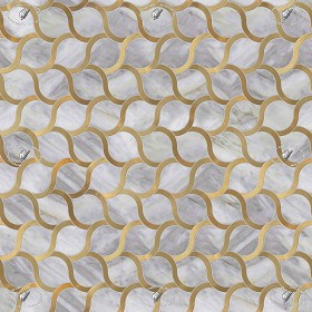 Textures   -   ARCHITECTURE   -   TILES INTERIOR   -   Marble tiles   -  Marble geometric patterns - American white marble wall tile seamless 21148