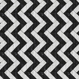 Textures   -   ARCHITECTURE   -   TILES INTERIOR   -   Marble tiles   -   Black  - Black and white marble tile texture seamless 14146 (seamless)