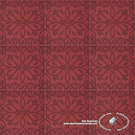 Textures   -   ARCHITECTURE   -   TILES INTERIOR   -   Ornate tiles   -   Mixed patterns  - Ceramic ornate tile texture seamless 20263 (seamless)