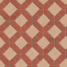 Textures   -   ARCHITECTURE   -   PAVING OUTDOOR   -   Terracotta   -   Blocks mixed  - Paving cotto mixed size texture seamless 06602 (seamless)