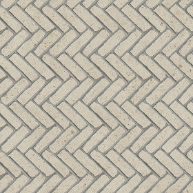 Textures   -   ARCHITECTURE   -   PAVING OUTDOOR   -   Pavers stone   -   Herringbone  - Stone paving outdoor herringbone texture seamless 06543 (seamless)