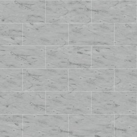 Textures   -   ARCHITECTURE   -   TILES INTERIOR   -   Marble tiles   -  White - Carrara veined marble floor tile texture seamless 14838