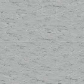 Textures   -   ARCHITECTURE   -   TILES INTERIOR   -   Marble tiles   -   White  - Carrara veined marble floor tile texture seamless 14838 (seamless)