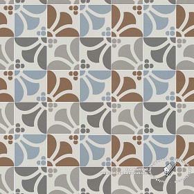 Textures   -   ARCHITECTURE   -   TILES INTERIOR   -   Ornate tiles   -  Mixed patterns - Ceramic ornate tile texture seamless 20264