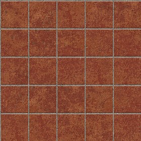 Textures   -   ARCHITECTURE   -   PAVING OUTDOOR   -   Terracotta   -   Blocks regular  - Cotto paving outdoor regular blocks texture seamless 06674 (seamless)