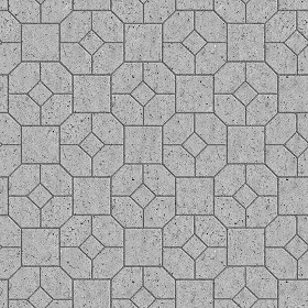 Textures   -   ARCHITECTURE   -   PAVING OUTDOOR   -   Concrete   -  Blocks mixed - Paving concrete mixed size texture seamless 05598