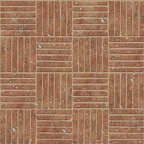 Textures   -   ARCHITECTURE   -   PAVING OUTDOOR   -   Terracotta   -  Blocks regular - Cotto paving outdoor regular blocks texture seamless 06675