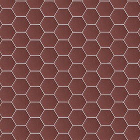 Textures   -   ARCHITECTURE   -   TILES INTERIOR   -   Terracotta tiles  - Hexagonal terracotta tile texture seamless 16046 (seamless)