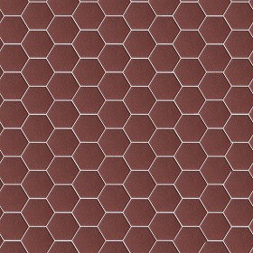 Textures   -   ARCHITECTURE   -   TILES INTERIOR   -  Terracotta tiles - Hexagonal terracotta tile texture seamless 16046