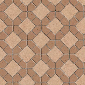 Textures   -   ARCHITECTURE   -   PAVING OUTDOOR   -   Terracotta   -  Blocks mixed - Paving cotto mixed size texture seamless 06604