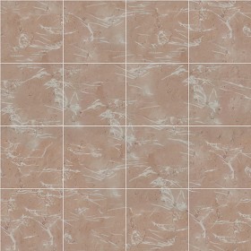 Textures   -   ARCHITECTURE   -   TILES INTERIOR   -   Marble tiles   -   Pink  - Pink coral floor marble tile texture seamless 14541 (seamless)