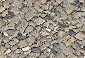 Textures   -   ARCHITECTURE   -   ROADS   -   Paving streets   -  Rounded cobble - Rounded cobblestone texture seamless 07520