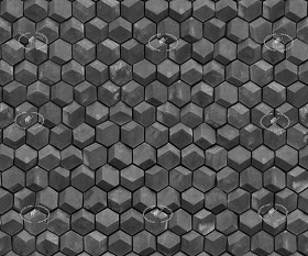 Textures   -   ARCHITECTURE   -   TILES INTERIOR   -   Hexagonal mixed  - Tadao ando tokio jewel box wall tiles texture seamless 21174 - Specular