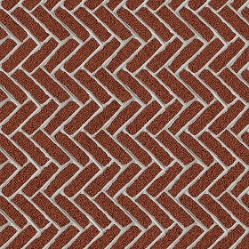 Textures   -   ARCHITECTURE   -   PAVING OUTDOOR   -   Concrete   -   Herringbone  - Concrete paving herringbone outdoor texture seamless 05828 (seamless)