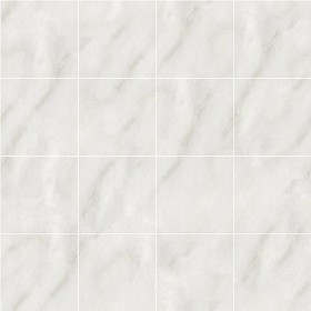 Textures   -   ARCHITECTURE   -   TILES INTERIOR   -   Marble tiles   -   White  - Glistening white marble floor tile texture seamless 14840 (seamless)