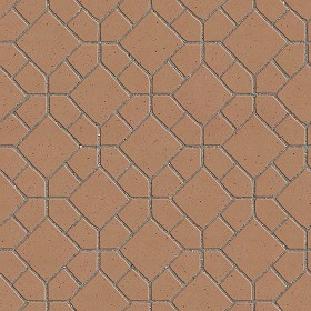 Textures   -   ARCHITECTURE   -   PAVING OUTDOOR   -   Terracotta   -  Blocks mixed - Paving cotto mixed size texture seamless 06605