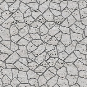 Textures   -   ARCHITECTURE   -   PAVING OUTDOOR   -   Flagstone  - Roman travertine paving flagstone texture seamless 05903 (seamless)