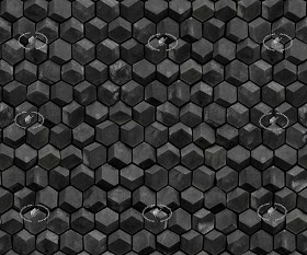 Textures   -   ARCHITECTURE   -   TILES INTERIOR   -   Hexagonal mixed  - Tadao ando tokio jewel box wall tiles texture seamless 21176 - Specular